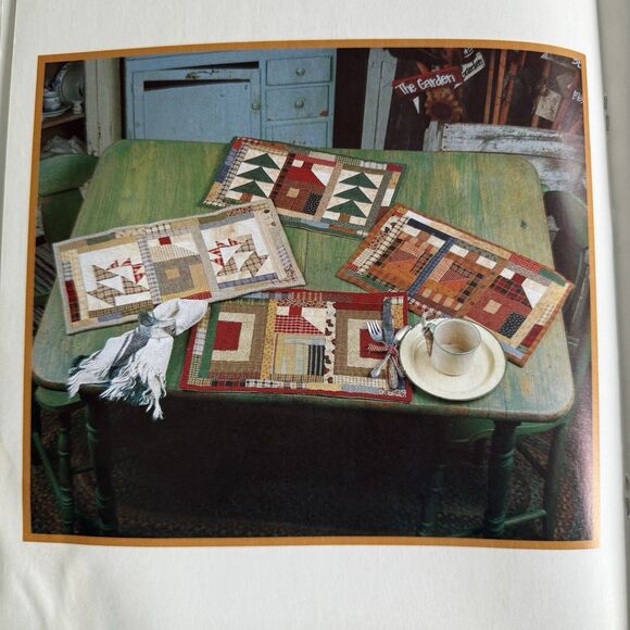 Vtg 90s Be It Ever So Humble Chery Saffiote Quilt Pattern Book Primitive Country - Picture 7 of 11